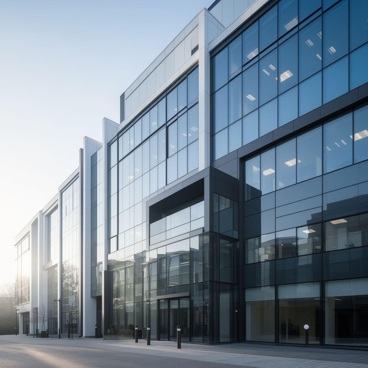 Modern professional office building in West Midlands